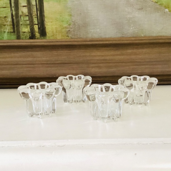 2 Sets Vintage Crystal Candle Holders Robert Alan Candle Company Original Boxes - Picture 12 of 12
